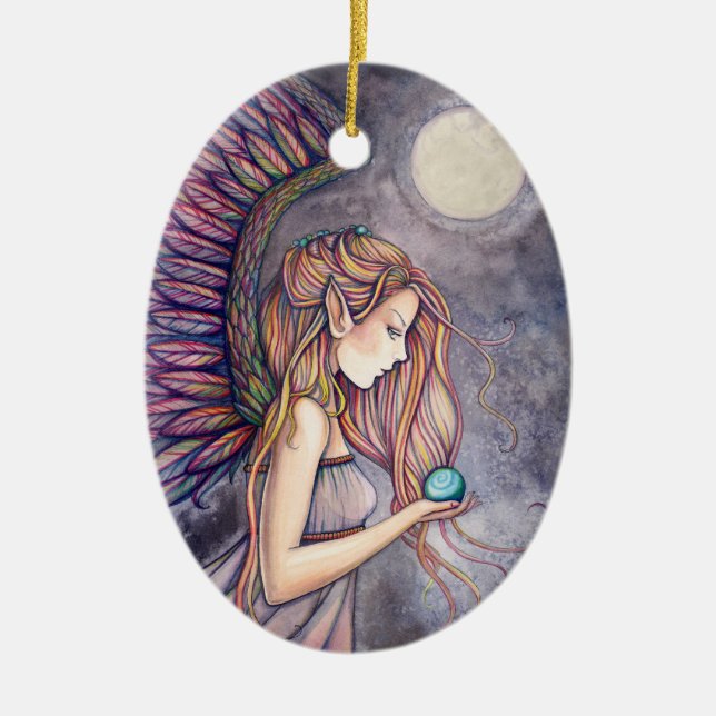 Beautiful Angel Art Ornament (Front)