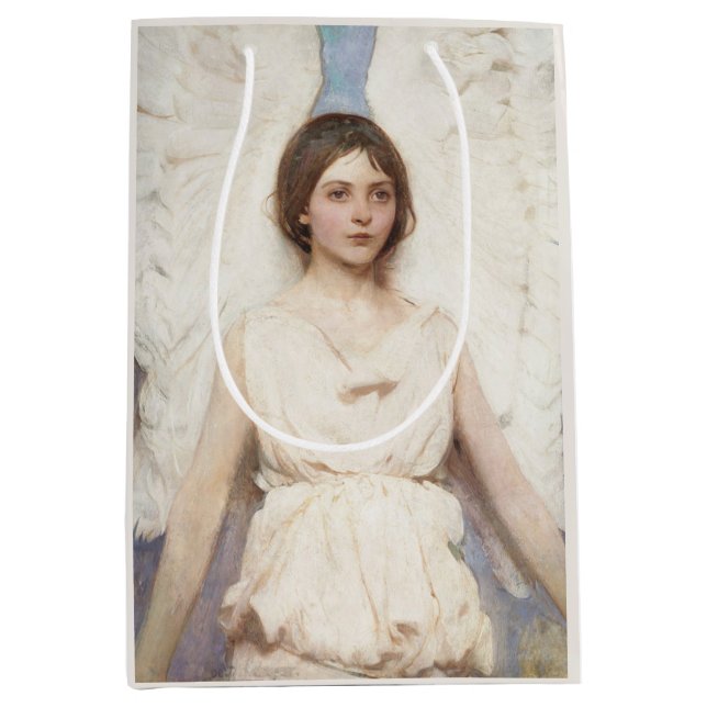 Beautiful Angel (by Abbott Handerson Thayer) Medium Gift Bag (Front)