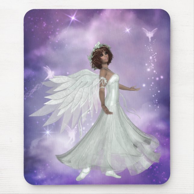 Beautiful Angel Design 3 Mousepad (Front)