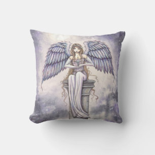 Beautiful Angel Fantasy Art Throw Pillow
