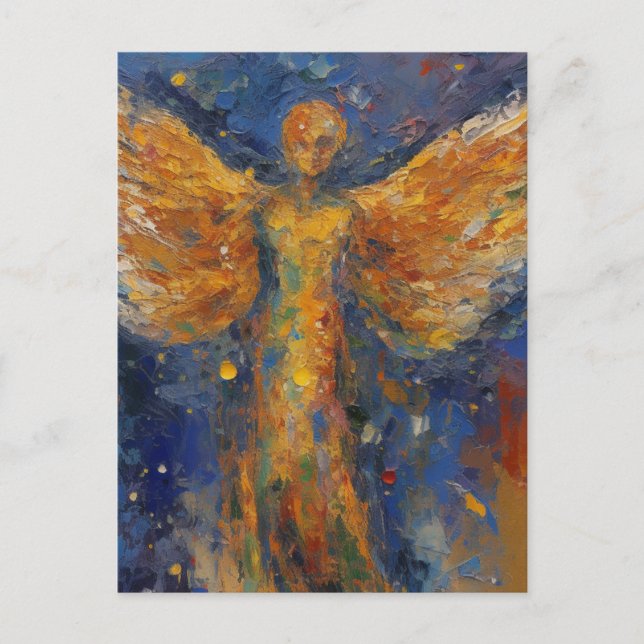 Beautiful Angel Painting Postcard (Front)