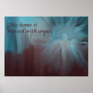 Beautiful Angel Poster, Guardian Angel for Home Poster