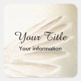 Beautiful Angel Wings Gift & Promotional Products Square Sticker