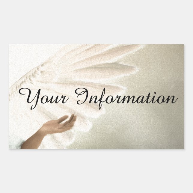 Beautiful Angel Wings Gift & Promotional Products Sticker (Front)