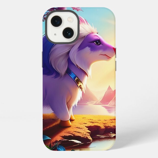 Beautiful Animal Sunshine River iPhone Case (Back)