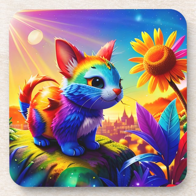 Beautiful Animal Three Coaster (Front)