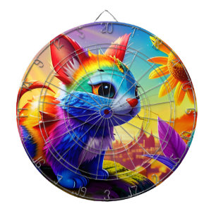 Beautiful Animal Three Dartboard