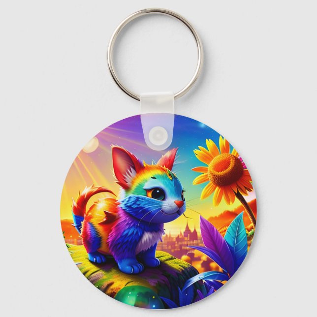 Beautiful Animal Three Keychain (Front)