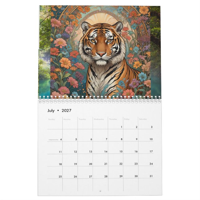 Beautiful Animals of the World 2025 Calendar  (Jul 2027)