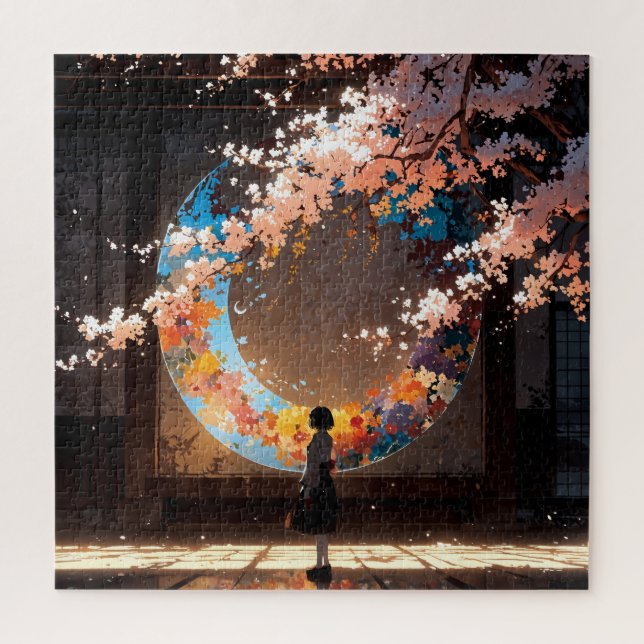 Beautiful anime art jigsaw puzzle (Vertical)