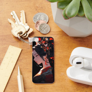 Beautiful Anime Geisha Keychain