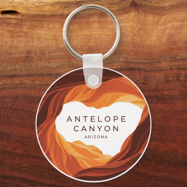 Beautiful Antelope Canyon Navajo Nation  Keychain (Front)