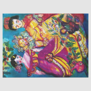 BEAUTIFUL ANTIQUE DOLLS TISSUE PAPER