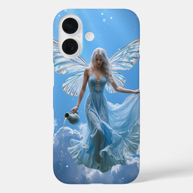 Beautiful Aquarius Fairy in the Clouds Case-Mate iPhone Case (Back)