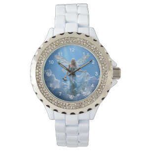 Beautiful Aquarius Fairy in the Clouds Watch