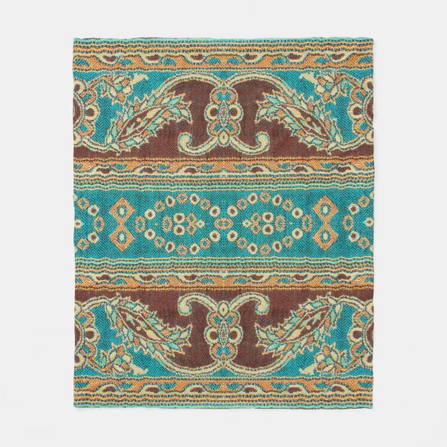 Beautiful, arab, arabic, arabian, arabesque fabric fleece blanket (Front)