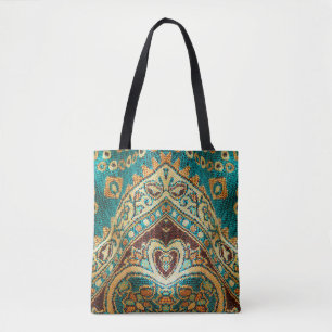 Beautiful, arab, arabic, arabian, arabesque fabric tote bag