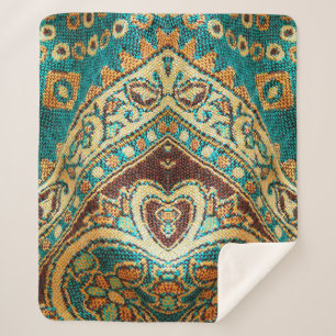 Beautiful, arab, arabic, arabian, arabian fabric sherpa blanket