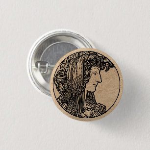 Beautiful Art Nouveau Button