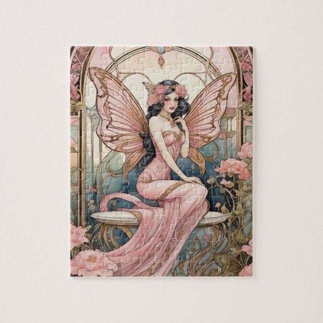 Beautiful Art Nouveau Fairy Jigsaw Puzzle (Vertical)