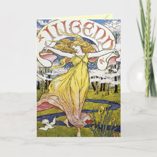 Beautiful Art Nouveau Greeting cards