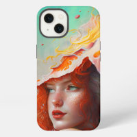 Beautiful Artistic Abstract Red Haired Ginger Girl