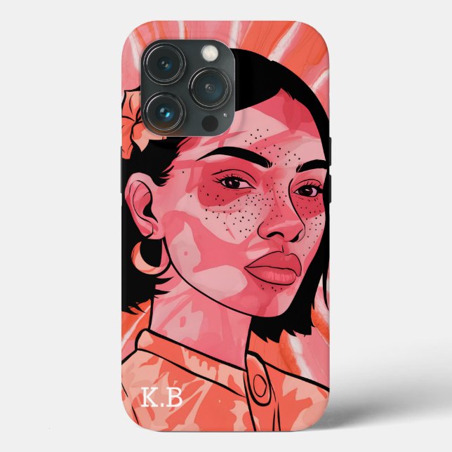 Beautiful artistic girl  Case-Mate iPhone case (Back)