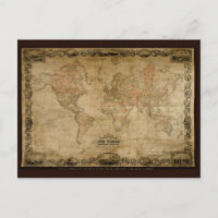 Beautiful Artistic Map Educational Gift