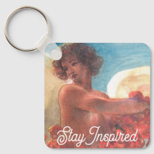 Beautiful Artsy Nomellini Painting Inspiration Keychain