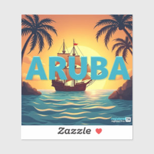 Beautiful aruba sunset
