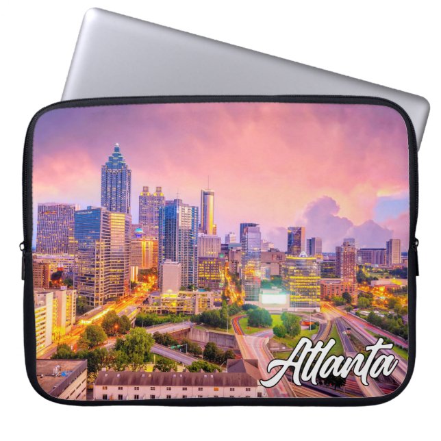 Beautiful Atlanta, Georgia, United States Laptop Sleeve (Front)