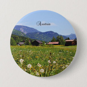 Beautiful Austria  3 Inch Round Button