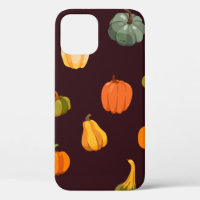 Beautiful autumn background with colourful pumpkin