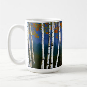 Beautiful Autumn Birch Coffee Mug