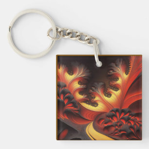 Beautiful Autumn Coloured Newtonbrot Keychain