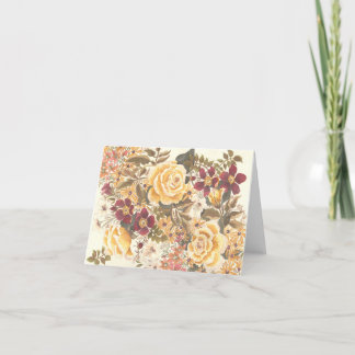 beautiful autumn floral note cards