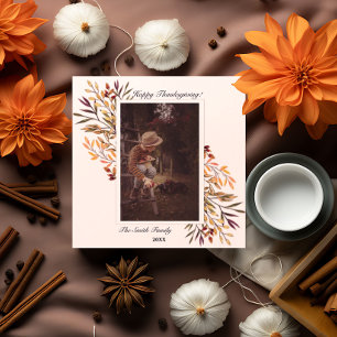 Beautiful Autumn Foliage Thanksgiving Photo