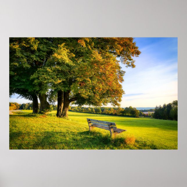 Beautiful Autumn Landscape Poster (Front)