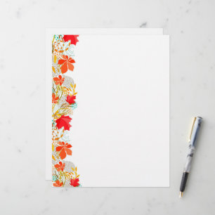 Beautiful Autumn Leaves - Stationery Paper