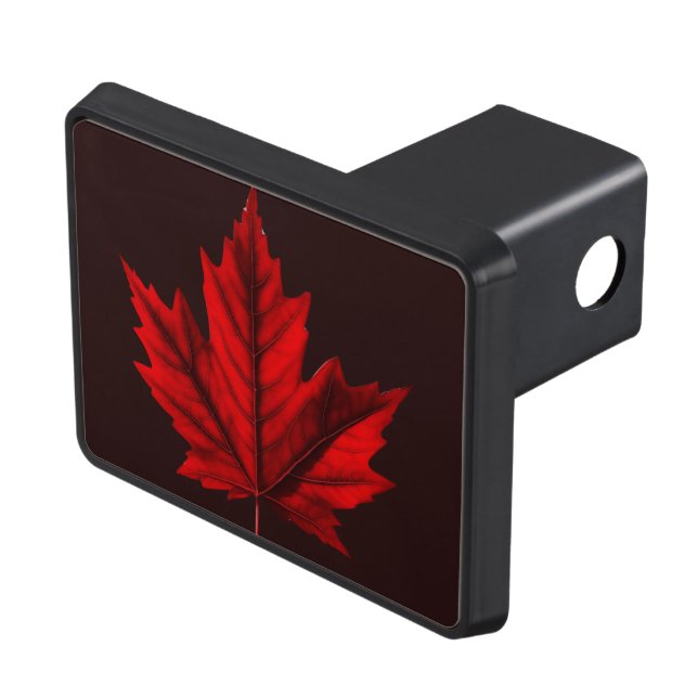 Beautiful Autumn Maple Leaf Trailer Hitch Cover (Top Right)
