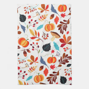 Beautiful Autumn Pattern - Kitchen Towel