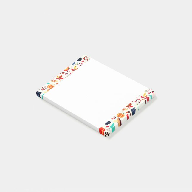 Beautiful Autumn Pattern - Post-it Notes (Angled)