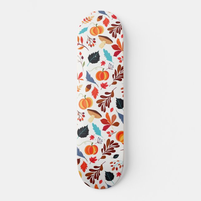 Beautiful Autumn Pattern - Skateboard (Front)