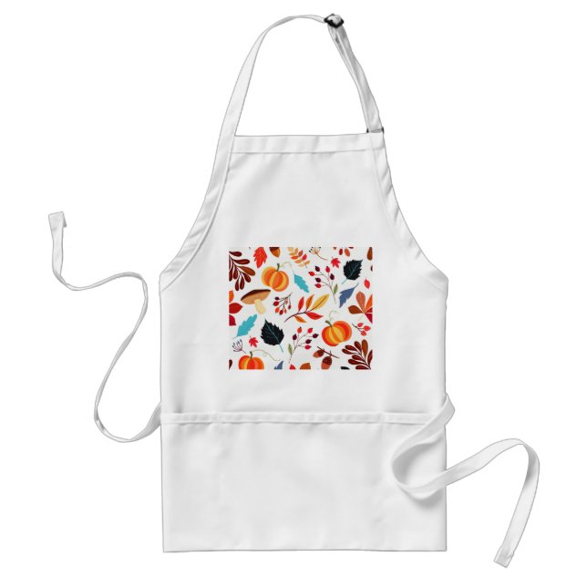 Beautiful Autumn Pattern Standard Apron (Front)