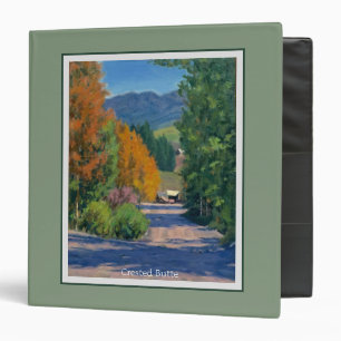 Beautiful Autumn Scene in Crested Butte Binder