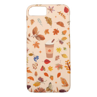 Beautiful Autumn Seasonal Fall Pattern Case-Mate iPhone Case