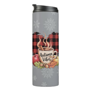 Beautiful Autumn Vibes Perfect fall and holiday Thermal Tumbler