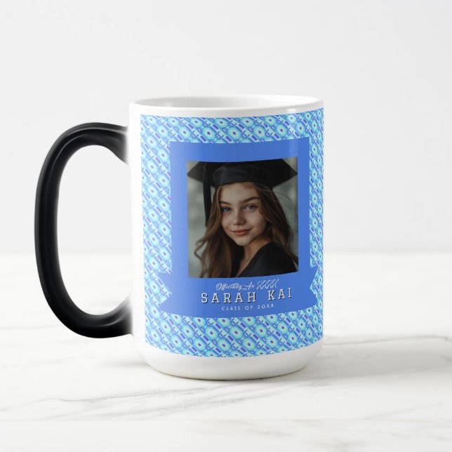 Beautiful Aztec Pattern Daughter Graduation Gift Magic Mug (Left)