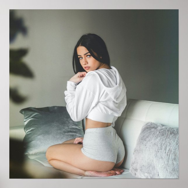 Beautiful Babe in Tight Shorts Photo Poster (Front)