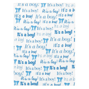 Beautiful Baby Boy Shower  Infant Custom Gift Tablecloth